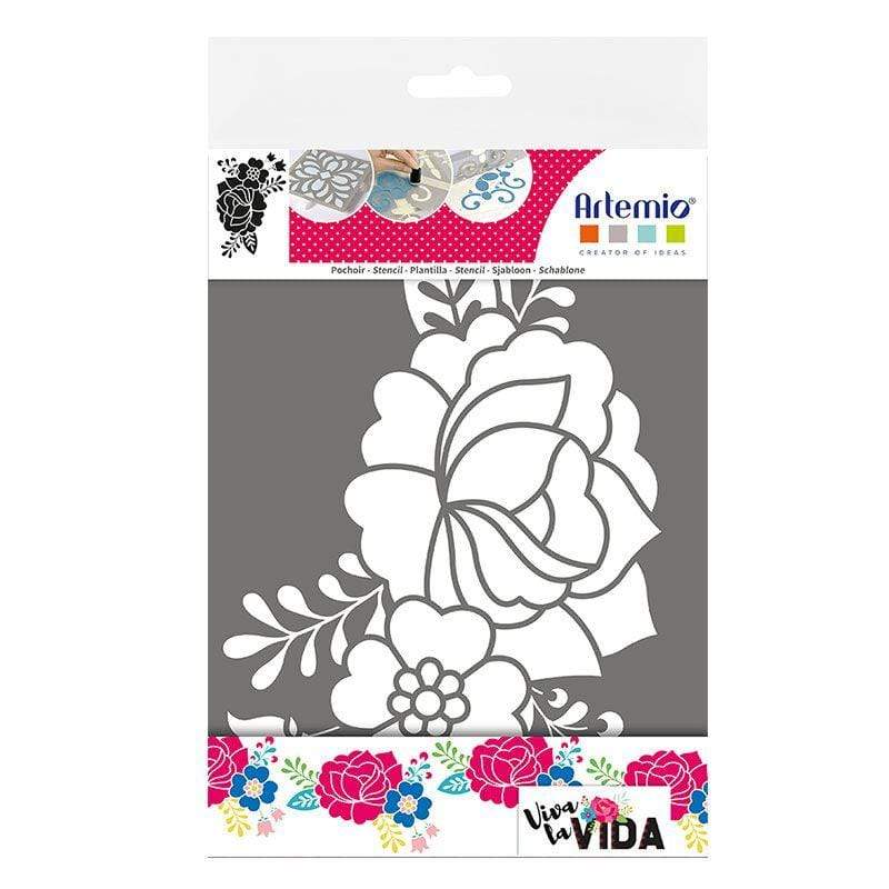 Artemio plantilla A4 15050045 Viva la vida Flor