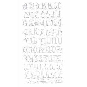 Artemio stickers abecedario gliter plata 11004569 ARTEMIO CENTROARTESANO