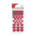 Artemio stickers adhesivos glitter 11004587 corazones rojos ARTEMIO CENTROARTESANO