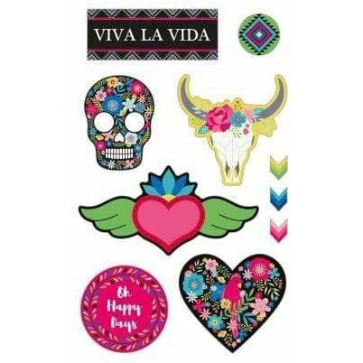 Artemio stickers autoadhesivos x4 11004911 Viva la vida ARTEMIO CENTROARTESANO