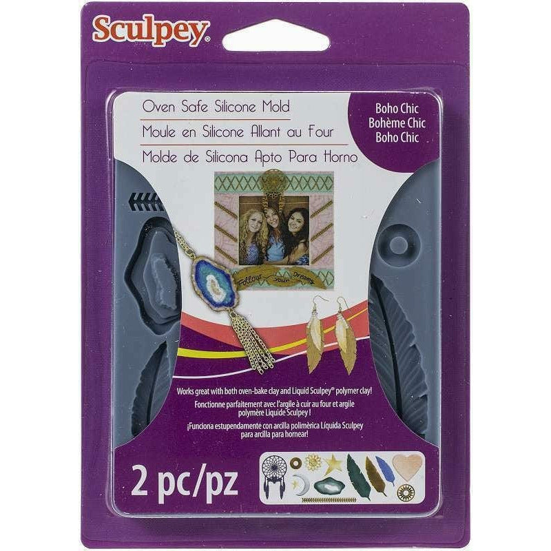 Copia de Sculpey molde silicona Boho chic apm63 ARTEMIO CENTROARTESANO