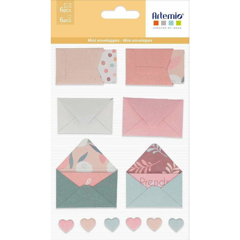 Mini sobres para decorar o escribir secretosl ARTEMIO CENTROARTESANO