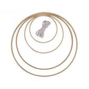 Aros de madera para atrapasueños madera 64505505 ARTEMIO Oferta CENTROARTESANO
