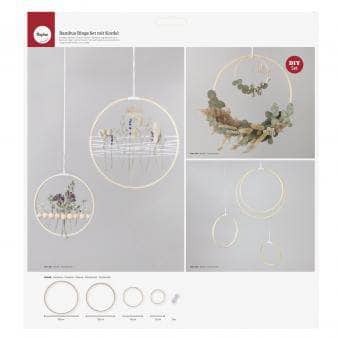 Aros de madera para atrapasueños madera 64505505 ARTEMIO Oferta CENTROARTESANO