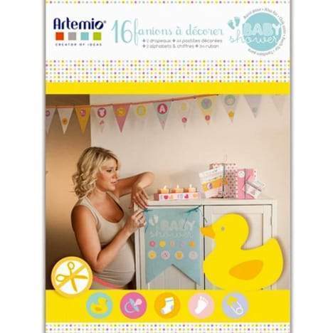 Artemio 16 banderines baby shower ARTEMIO Oferta CENTROARTESANO