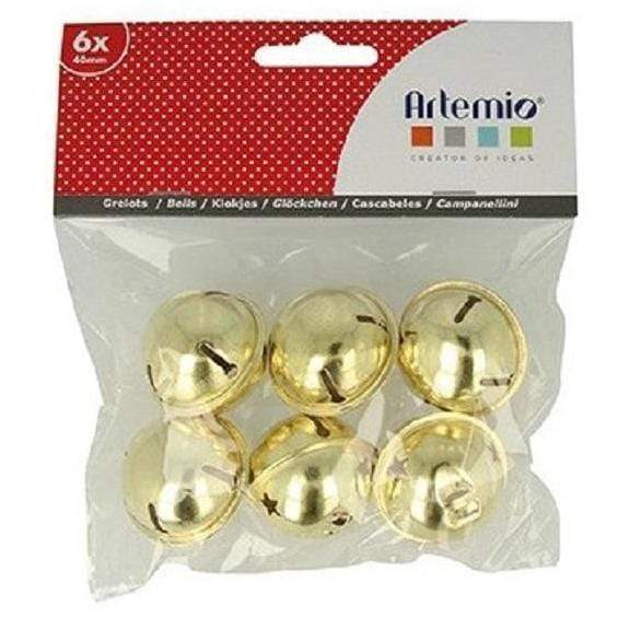 Artemio 6 Campanas de 40mm oro 13001041 ARTEMIO Oferta CENTROARTESANO