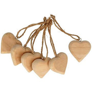 Artemio 6 corazones madera 14003350 ARTEMIO Oferta CENTROARTESANO