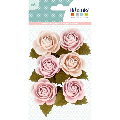 artemio 6 flores de papel jardin secreto 11060586 ARTEMIO Oferta CENTROARTESANO