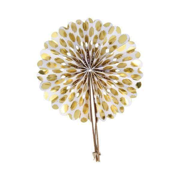 Artemio 6 mini abanicos de papel oro 11060466 ARTEMIO Oferta CENTROARTESANO