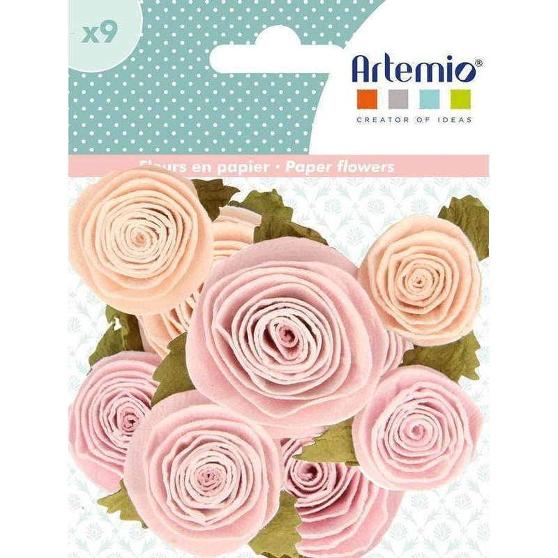 artemio 9 flores de papel jardin secreto 11060587 ARTEMIO Oferta CENTROARTESANO