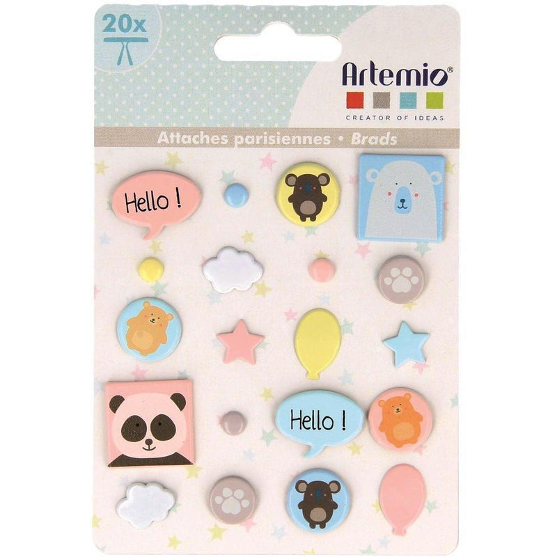 Artemio brads 20ud 11060539 adorable ARTEMIO Oferta CENTROARTESANO