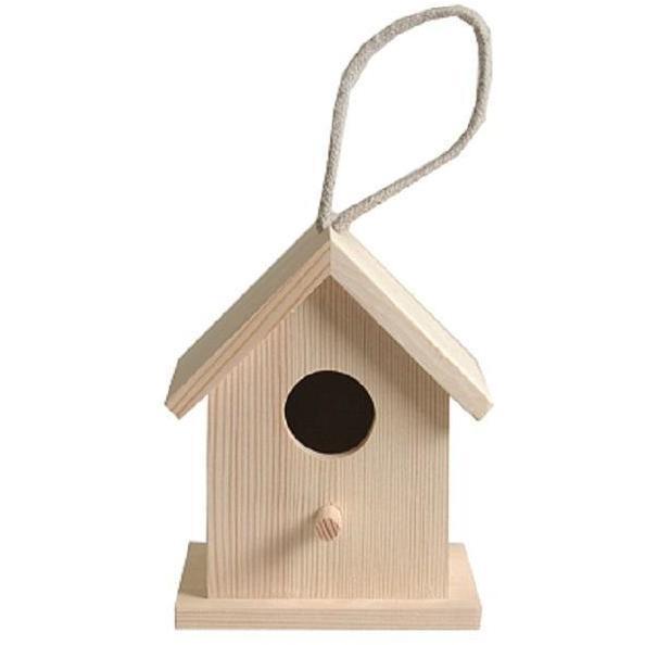 Artemio casa pajaros madera 10x8,5x13 14001472 ARTEMIO Oferta CENTROARTESANO