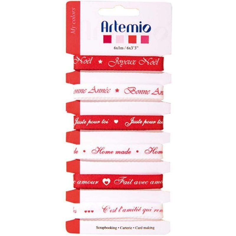 Artemio cinta algodon 6x1m feliz navidad ARTEMIO Oferta CENTROARTESANO