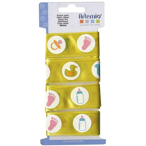 Artemio cinta ducha bebe 26mm amarillo ARTEMIO Oferta CENTROARTESANO