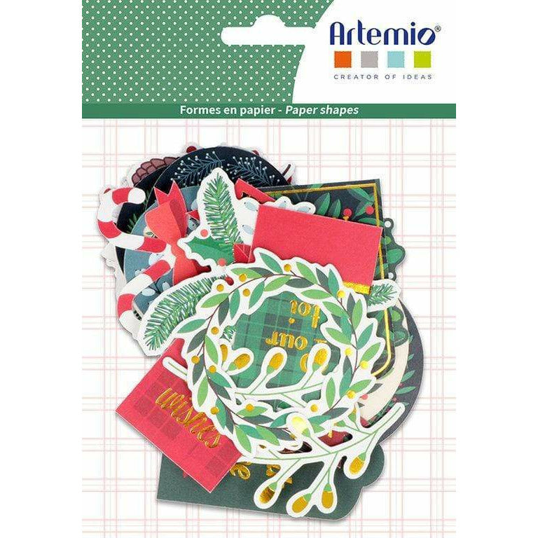 Artemio  die cuts papel Merry Christmas navideños 14030281 ARTEMIO Oferta CENTROARTESANO