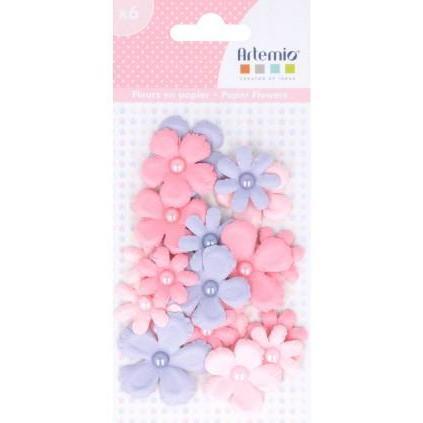 Artemio flores papel Lovely swan 20ud 11060642 ARTEMIO Oferta CENTROARTESANO