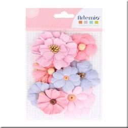 Artemio flores papel Lovely swan 8ud 11060640 ARTEMIO Oferta CENTROARTESANO