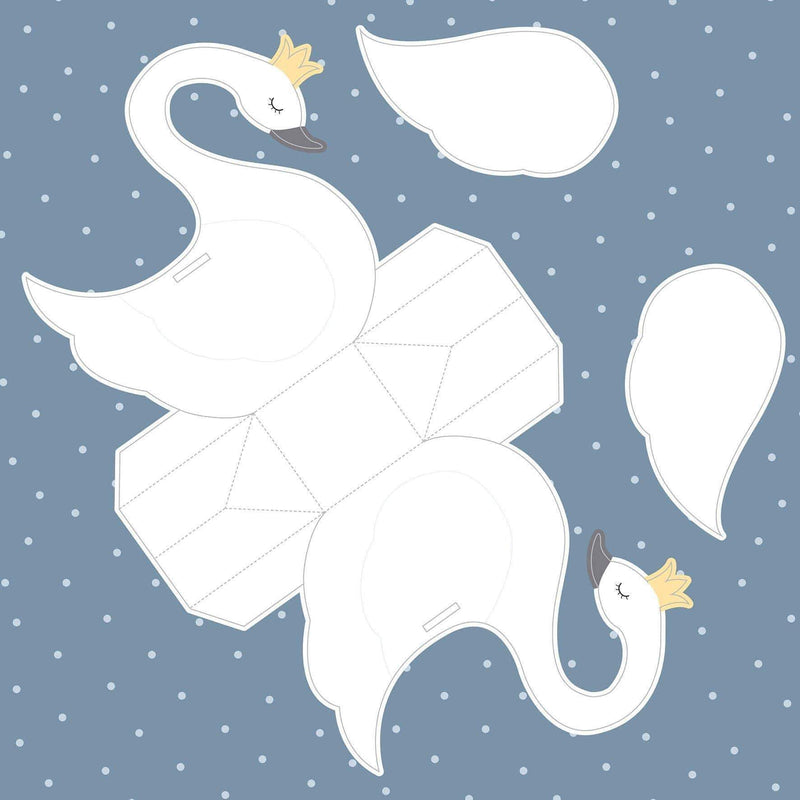 Artemio kit cajitas regalo cisne 6und 14030234 ARTEMIO Oferta CENTROARTESANO