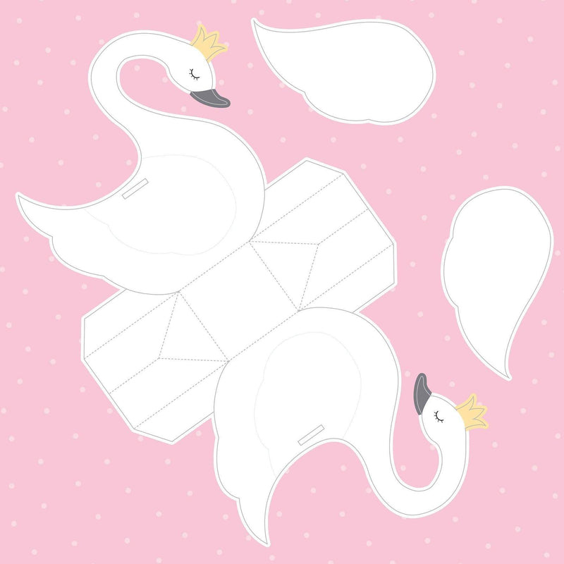 Artemio kit cajitas regalo cisne 6und 14030234 ARTEMIO Oferta CENTROARTESANO