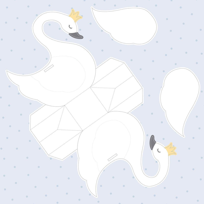 Artemio kit cajitas regalo cisne 6und 14030234 ARTEMIO Oferta CENTROARTESANO