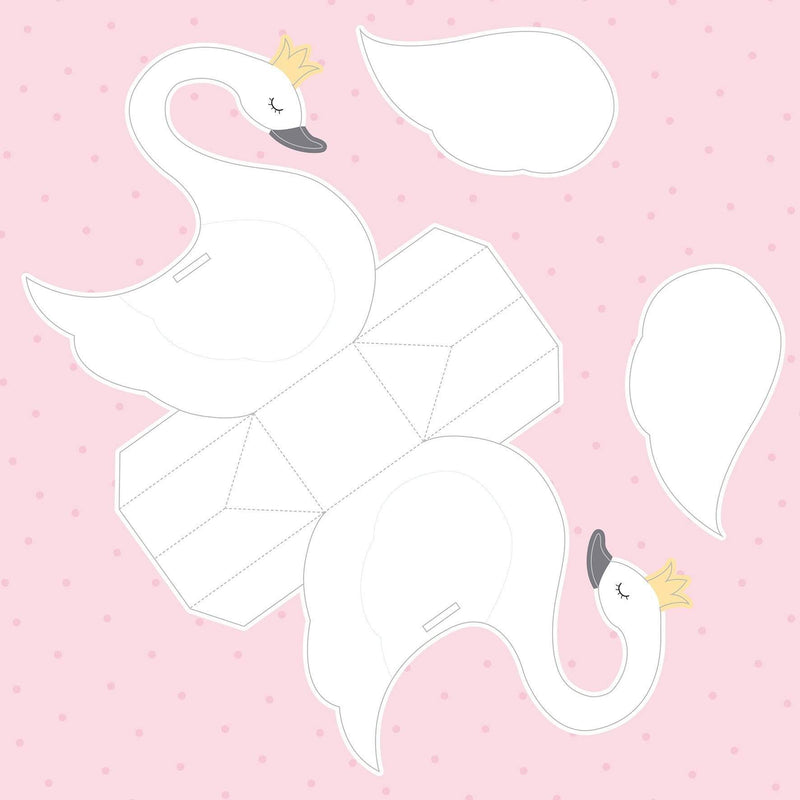 Artemio kit cajitas regalo cisne 6und 14030234 ARTEMIO Oferta CENTROARTESANO