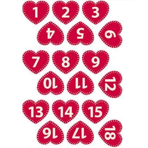 Artemio kit corazones numeros navidad ARTEMIO Oferta CENTROARTESANO