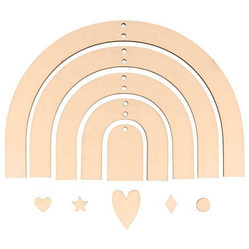 Artemio kit movil madera para decorar 14003679 arco iris ARTEMIO Oferta CENTROARTESANO