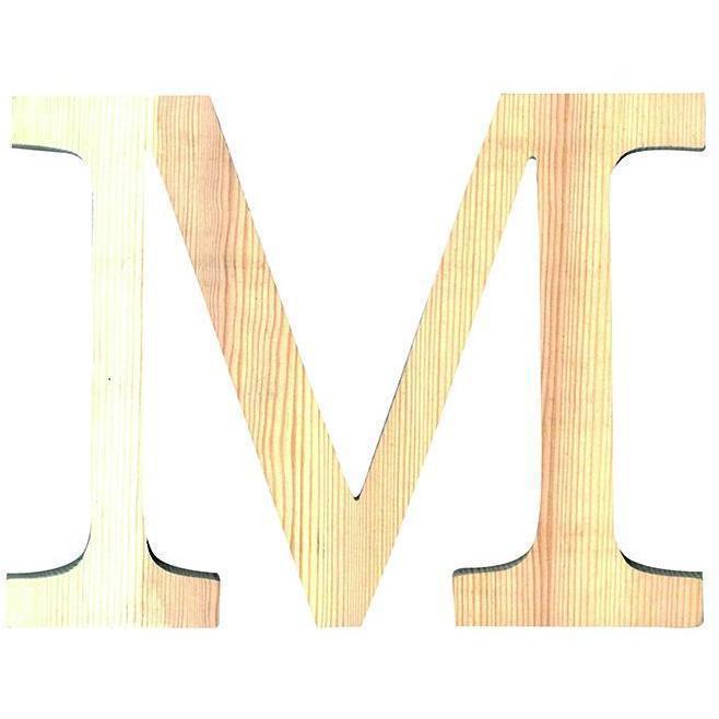 Artemio letra madera grande M 14001119 ARTEMIO Oferta CENTROARTESANO