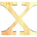 Artemio letra madera grande X 14001130 ARTEMIO Oferta CENTROARTESANO