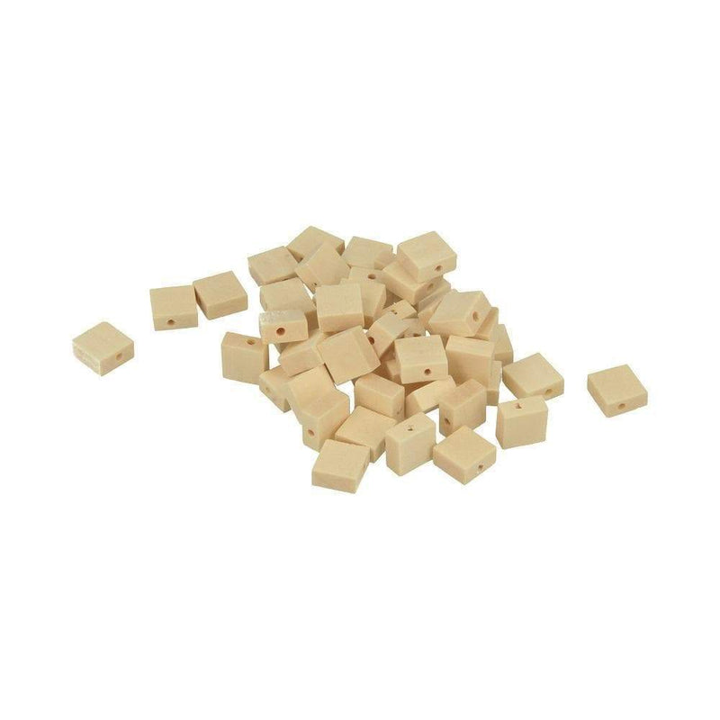 Artemio Lucy perla madera cuadrado 10.x4.7mm 50pc 21005020 ARTEMIO Oferta CENTROARTESANO