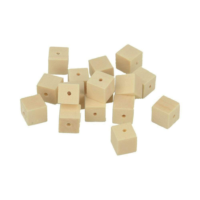 Artemio Lucy perla madera cuadrado 10x10mm 30p 21005011 ARTEMIO Oferta CENTROARTESANO