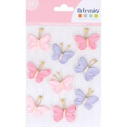 Artemio mariposas papel Lovely swan 9ud 11060643 ARTEMIO Oferta CENTROARTESANO