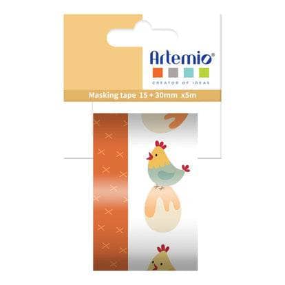 Artemio Masking Tape 30mmx5m Gallina  11040124 ARTEMIO Oferta CENTROARTESANO