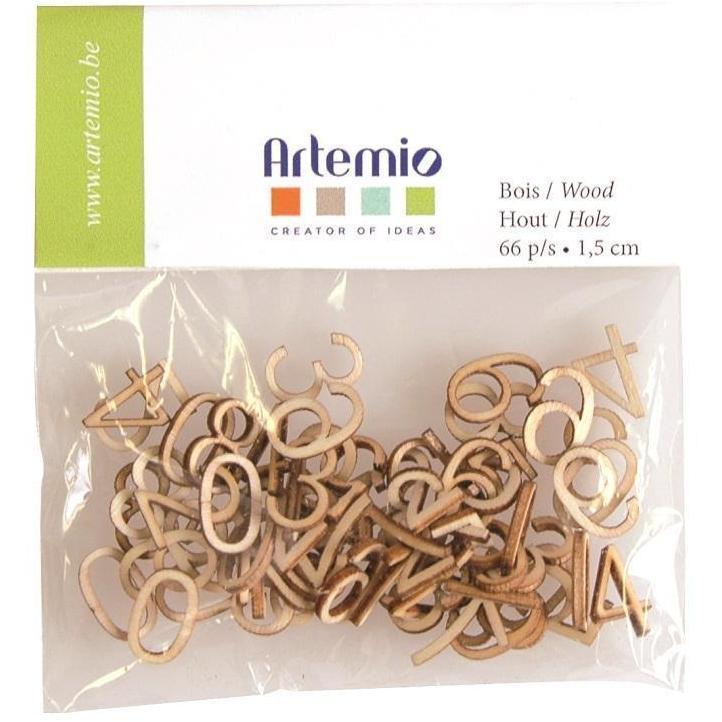 Artemio n·meros madera 1,5cm 14001423 ARTEMIO Oferta CENTROARTESANO