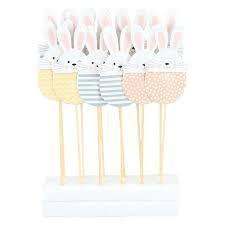 Artemio pinchos decoraticos 12und rabbits easter 14030177 ARTEMIO Oferta CENTROARTESANO