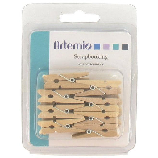 Artemio pinzas madera medianas 11006063 ARTEMIO Oferta CENTROARTESANO