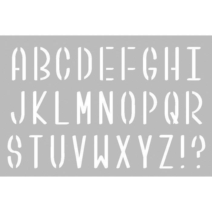 Artemio plantilla 10x15 15020050 abecedario may·sculas ARTEMIO Oferta CENTROARTESANO