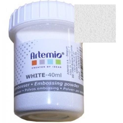Artemio polvo embossing 40ml 10005127 blanco ARTEMIO Oferta CENTROARTESANO