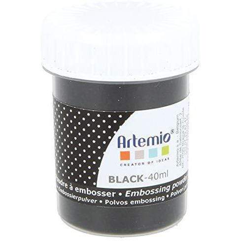 Artemio polvo embossing 40ml 10005128 negro ARTEMIO Oferta CENTROARTESANO