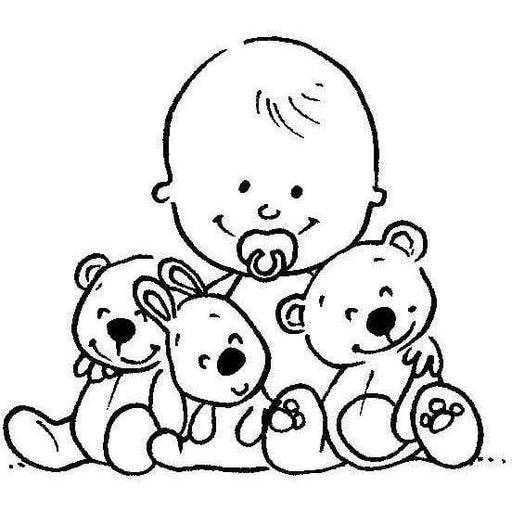 Artemio sello caucho bebe y tres ositos arthf885 ARTEMIO Oferta CENTROARTESANO