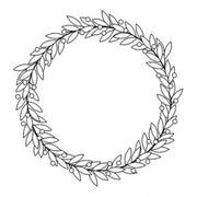 Artemio Sello de madera ARThk1218 Merry Christamas Corona ARTEMIO Oferta CENTROARTESANO