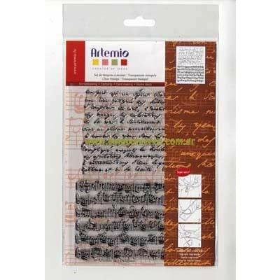 Artemio sello silicona 10001048 escritura partitura ARTEMIO Oferta CENTROARTESANO