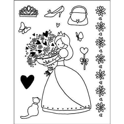 Artemio sello silicona 10020066 princesita ramo flores ARTEMIO Oferta CENTROARTESANO