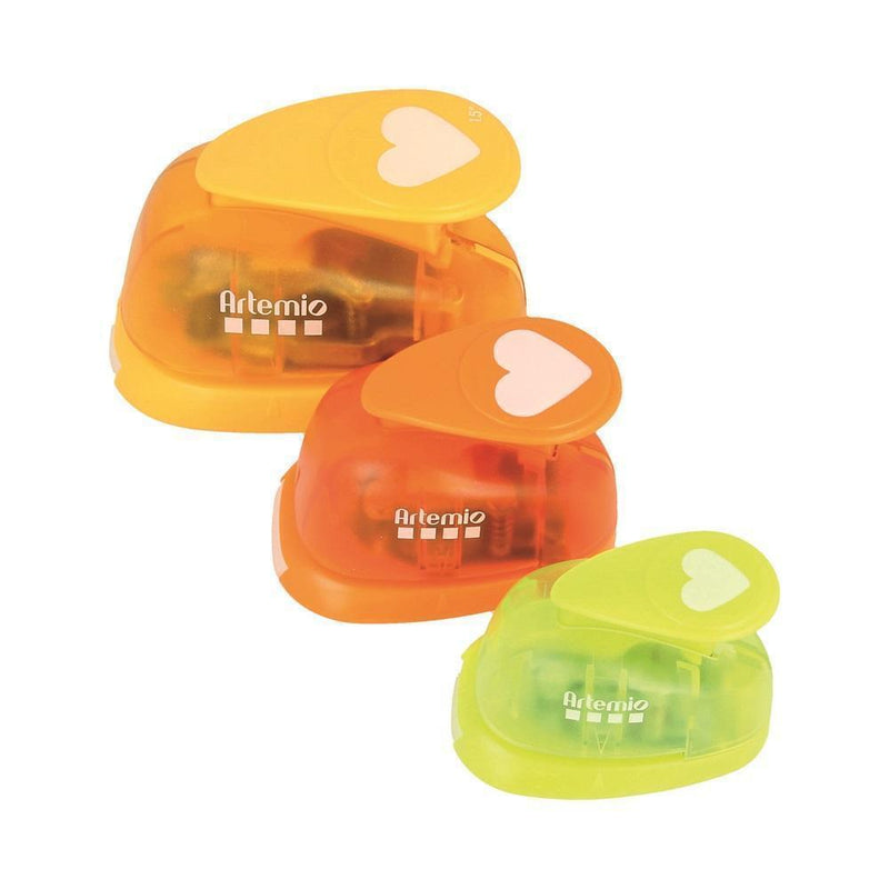 Artemio set 3 perforadoras corazón 10003090 ARTEMIO Oferta CENTROARTESANO