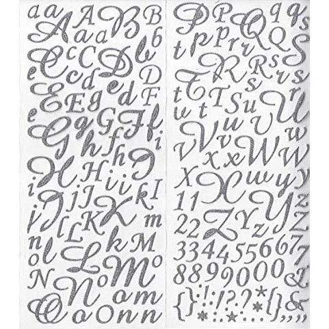 Artemio stickers abecedario 177p gliter plata 11004049 ARTEMIO Oferta CENTROARTESANO