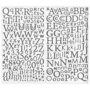 Artemio stickers abecedario 300p gliter plata 11004048 ARTEMIO Oferta CENTROARTESANO