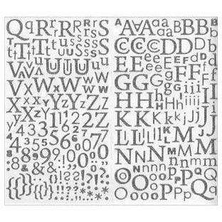 Artemio stickers abecedario 300p gliter plata 11004048 ARTEMIO Oferta CENTROARTESANO