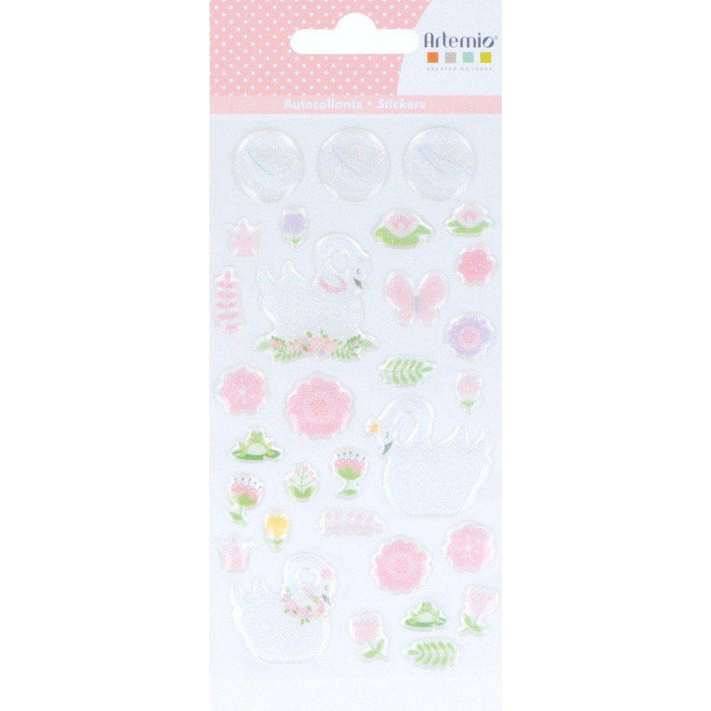 Artemio stickers adhesivos epoxy Lovely swan 11004759 ARTEMIO Oferta CENTROARTESANO