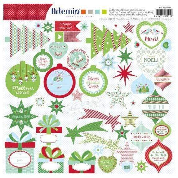 Artemio stickers adhesivos Noel classique 11004537 ARTEMIO Oferta CENTROARTESANO