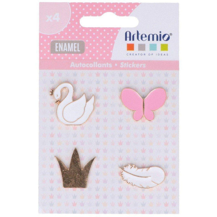 Artemio stickers enamels Lovely swan 11060667 ARTEMIO Oferta CENTROARTESANO